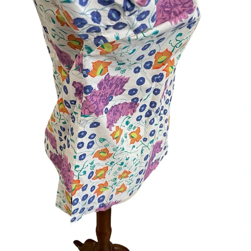 OLIPHANT Floral Patterned Puff Sleeve Blouse NWOT - Picture 6 of 14